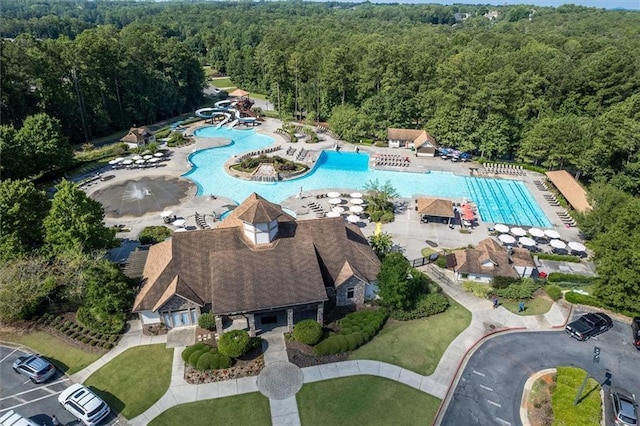 420 Gold Xing, Canton, GA 30114 - drone / aerial view of a heavily wooded area