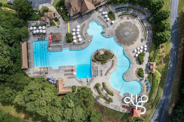 420 Gold Xing, Canton, GA 30114 - aerial view of a pool area