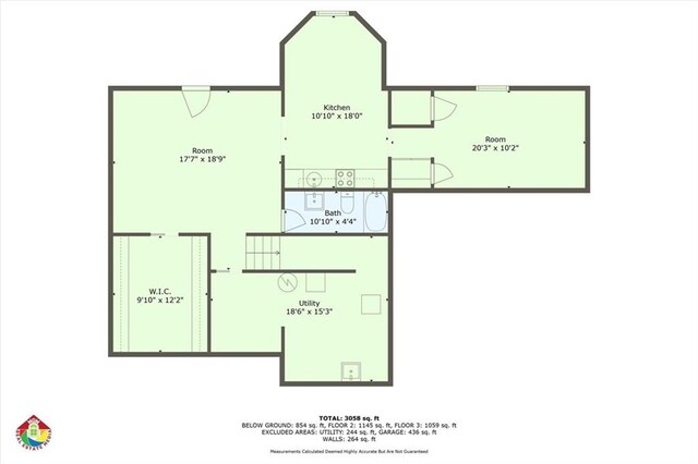 420 Gold Xing, Canton, GA 30114 - view of floor plan / room layout
