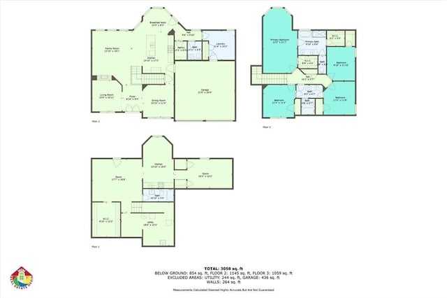 420 Gold Xing, Canton, GA 30114 - view of property floor plan