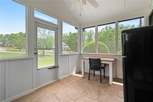 4030 Scenic View Ct, Cumming, GA 30028 - sunroom / solarium with a wealth of natural light and ceiling fan