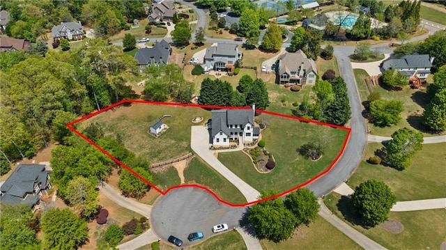 4030 Scenic View Ct, Cumming, GA 30028 - drone / aerial view featuring a residential view