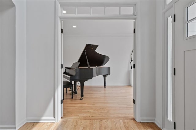 4030 Scenic View Ct, Cumming, GA 30028 - interior space with light wood-type flooring and baseboards