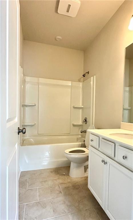 3658 Hidden Valley Cir, Lawrenceville, GA 30044 - bathroom with shower / bathtub combination, vanity, and toilet