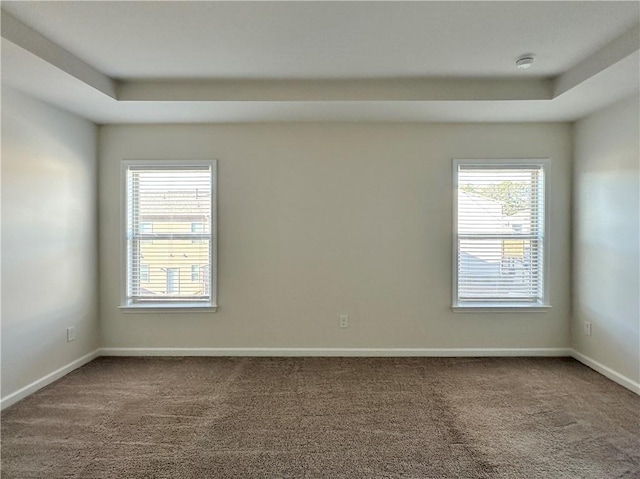 3658 Hidden Valley Cir, Lawrenceville, GA 30044 - spare room featuring a raised ceiling, carpet, and baseboards