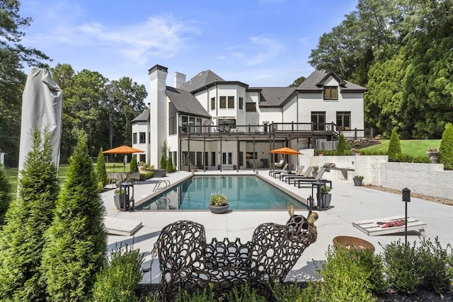 330 Longvue Ct, Johns Creek, GA 30097 - outdoor pool featuring a patio
