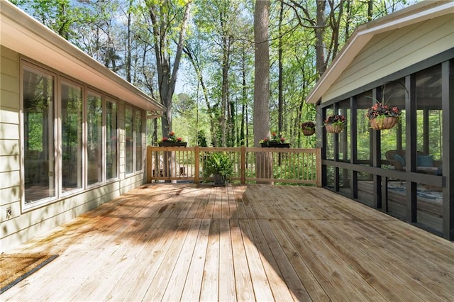 1819 Yorkshire Dr, Woodstock, GA 30189 - deck featuring a sunroom