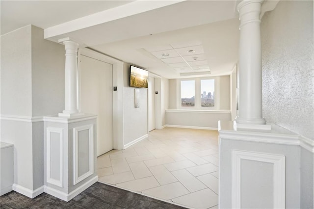 2479 Peachtree Rd NE Unit 1703, Atlanta, GA 30305 - corridor with decorative columns