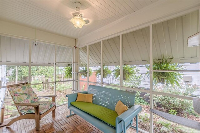 2669 Jefferson Ter, East Point, GA 30344 - sunroom with ceiling fan