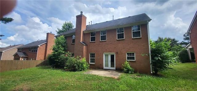 571 Cold Water Ln, Mcdonough, GA 30252 - rear view of property with a chimney and brick siding