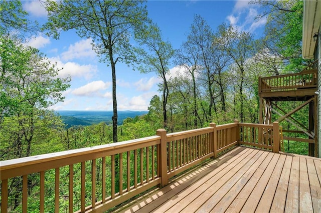 3756 Monument Rd, Jasper, GA 30143 - view of wooden terrace