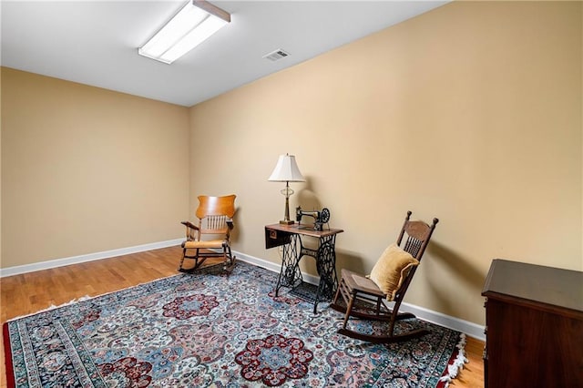 3756 Monument Rd, Jasper, GA 30143 - sitting room featuring wood finished floors and baseboards