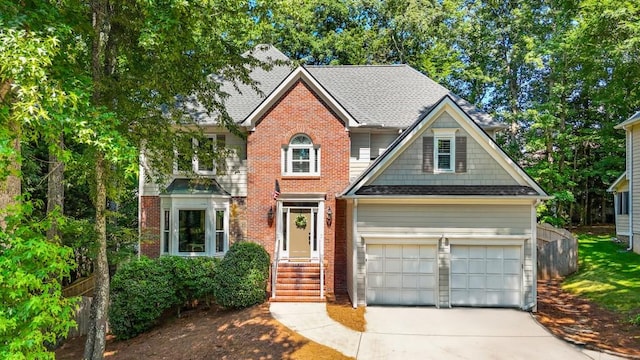 120 Ashewoode Downs Ln, Alpharetta, GA 30005 - view of front of home with driveway and brick siding