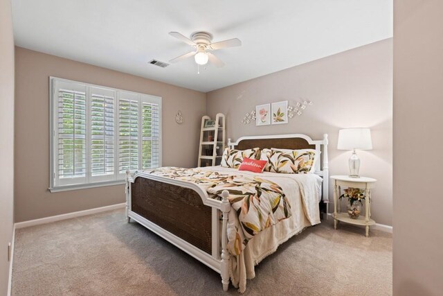 120 Ashewoode Downs Ln, Alpharetta, GA 30005 - carpeted bedroom with baseboards and ceiling fan