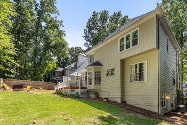 120 Ashewoode Downs Ln, Alpharetta, GA 30005 - rear view of property featuring a deck