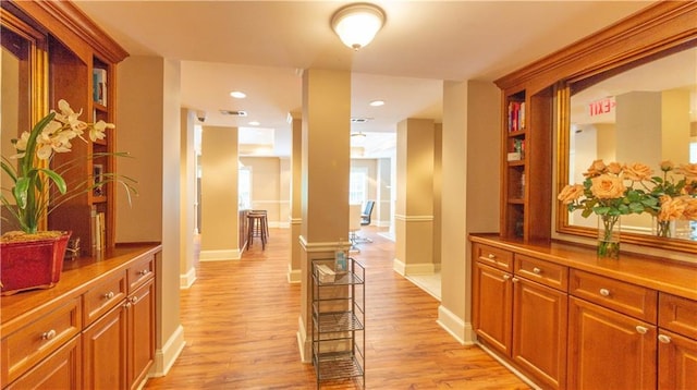 3275 Lenox Rd NE Unit 413, Atlanta, GA 30324 - hall with light wood-type flooring