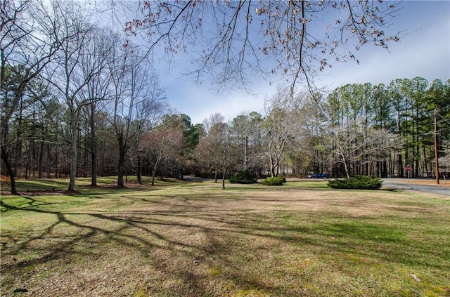 view of home's community featuring a yard