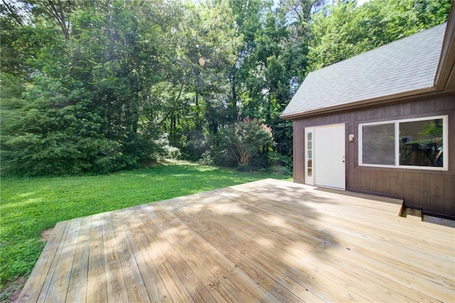 1066 Sea Oats Way SW, Lilburn, GA 30047 - deck featuring a yard
