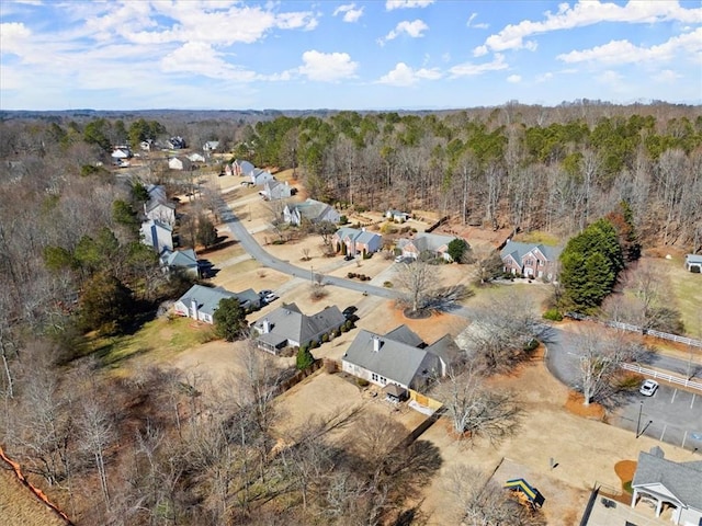 bird's eye view featuring a residential view