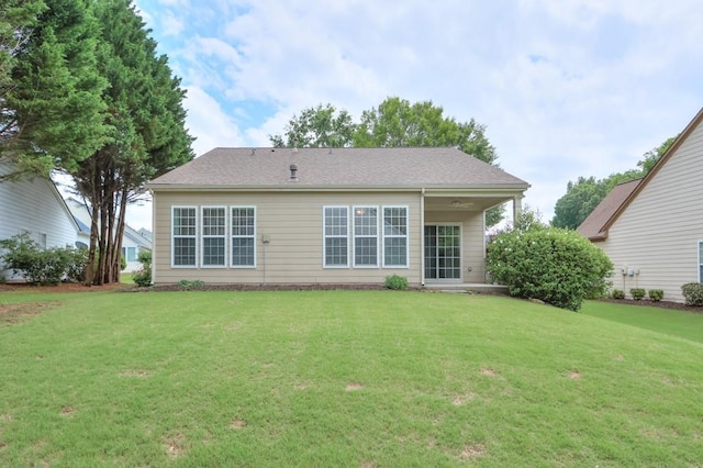 502 Helene Ct, Woodstock, GA 30188 - back of property featuring a lawn