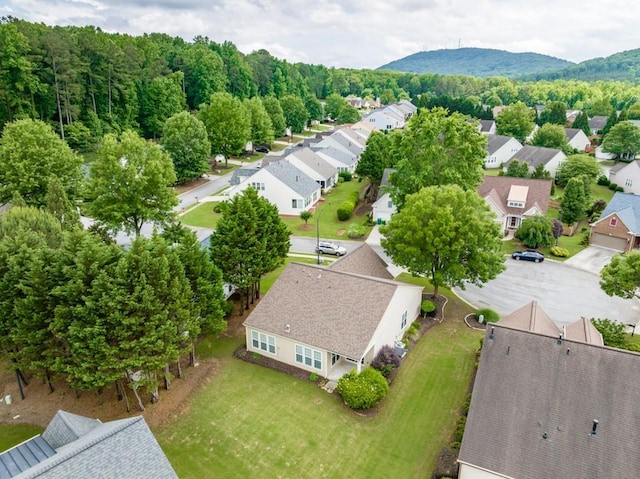 502 Helene Ct, Woodstock, GA 30188 - aerial perspective of suburban area featuring mountains