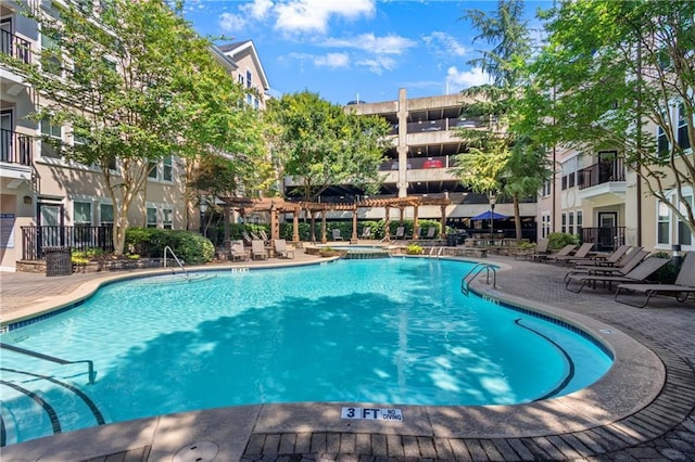1850 Cotillion Dr Unit 2304, Dunwoody, GA 30338 - community pool featuring a patio area