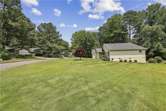 255 Broken Lance Pl, Johns Creek, GA 30022 - view of green lawn featuring view of wooded area