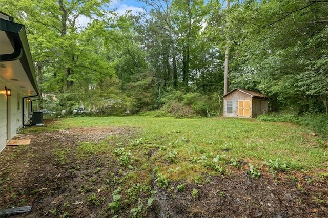 2091 Chestnut Log Dr, Lithia Springs, GA 30122 - view of yard featuring central AC