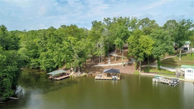 210 Lake Pines Rd, Jackson, GA 30233 - dock area with a water view