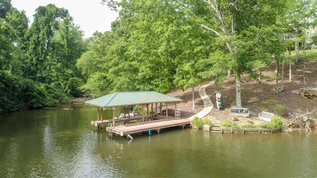 210 Lake Pines Rd, Jackson, GA 30233 - dock featuring a water view