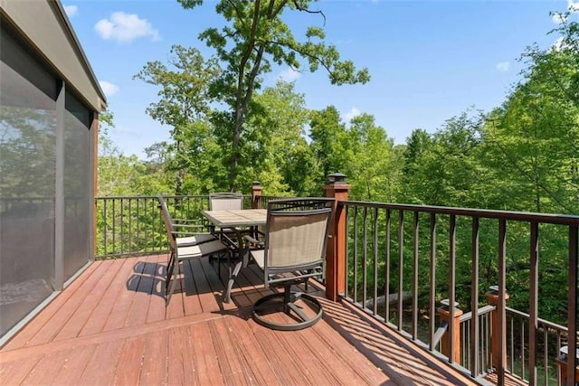 210 Lake Pines Rd, Jackson, GA 30233 - deck with outdoor dining area
