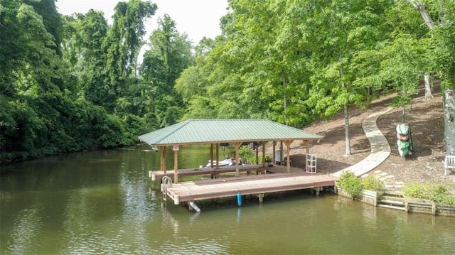 210 Lake Pines Rd, Jackson, GA 30233 - dock featuring a water view