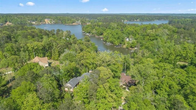210 Lake Pines Rd, Jackson, GA 30233 - aerial view of property's location featuring a heavily wooded area and a nearby body of water