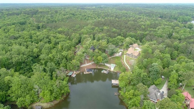 210 Lake Pines Rd, Jackson, GA 30233 - aerial view of property and surrounding area with a heavily wooded area and a nearby body of water