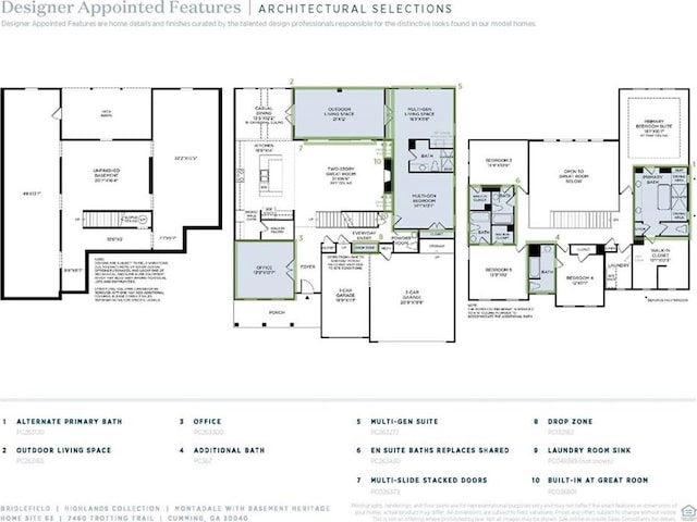 7460 Trotting Trl, Cumming, GA 30040 - property floor plan