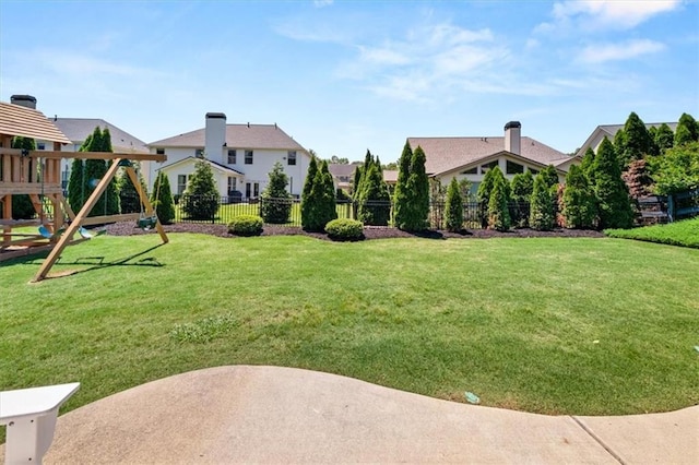 337 Spotted Ridge Cir, Woodstock, GA 30188 - view of yard with a playground and a residential view