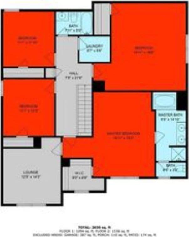 6684 Crane Ave, Fairburn, GA 30213 - property floor plan