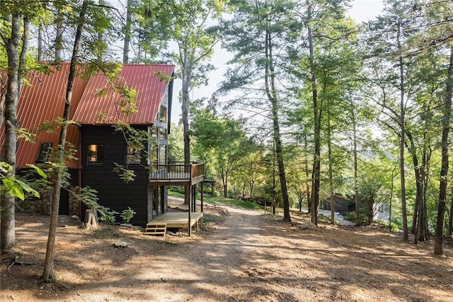 exterior space with driveway