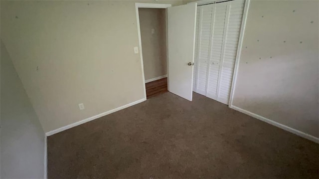 5924 Central Church Rd, Douglasville, GA 30135 - unfurnished bedroom featuring carpet floors, a closet, and baseboards
