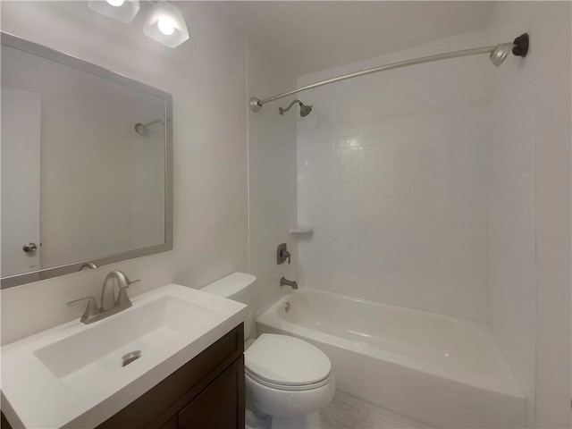 2217 Troutdale Dr, Decatur, GA 30032 - full bath featuring bathing tub / shower combination, vanity, and toilet