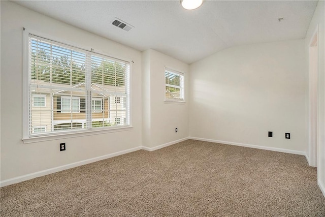 234 Riverstone Commons Cir, Canton, GA 30114 - carpeted spare room with vaulted ceiling and baseboards