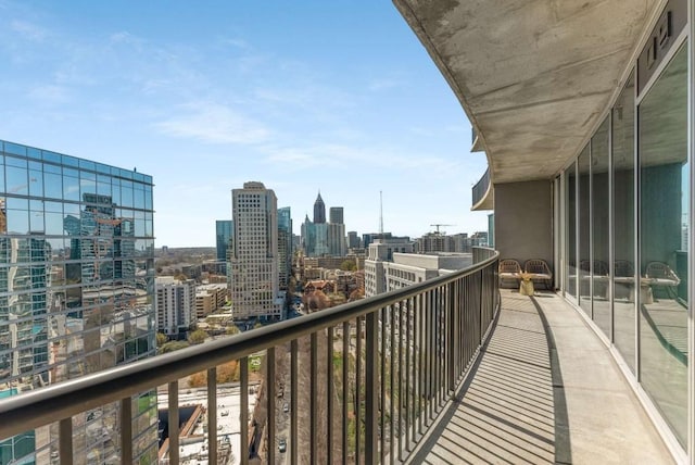 1080 Peachtree St NE Unit 1909, Atlanta, GA 30309 - balcony featuring a view of city