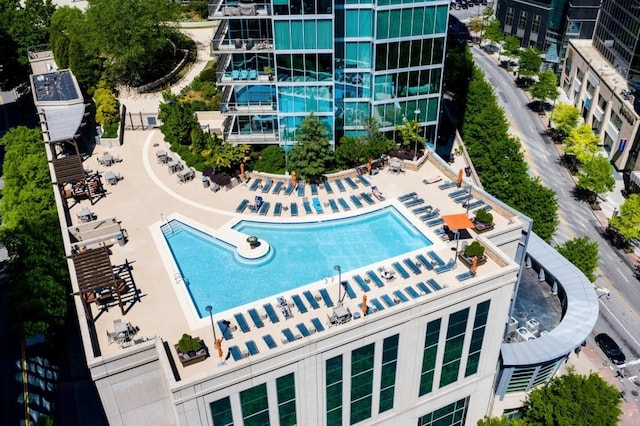 1080 Peachtree St NE Unit 1909, Atlanta, GA 30309 - drone / aerial view
