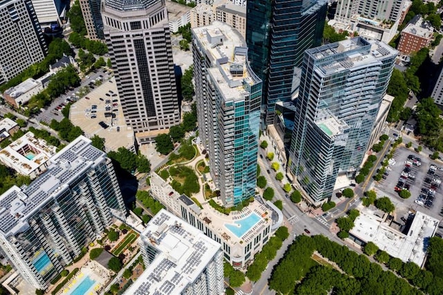 1080 Peachtree St NE Unit 1909, Atlanta, GA 30309 - birds eye view of property with a city view