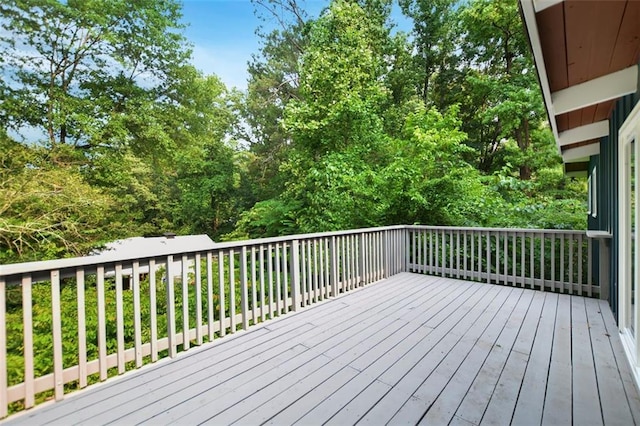 3861 Foxford Dr, Atlanta, GA 30340 - view of wooden deck