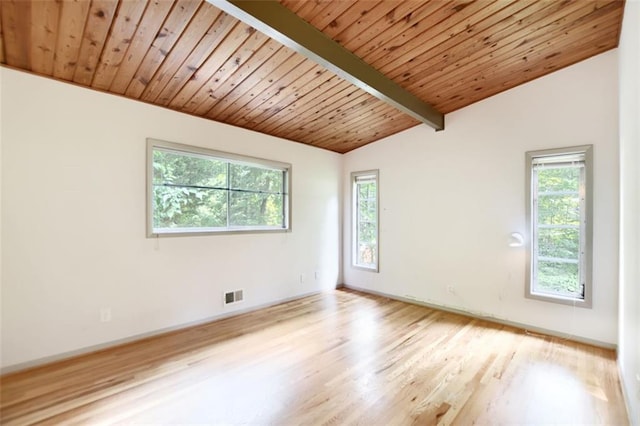 3861 Foxford Dr, Atlanta, GA 30340 - empty room with wood finished floors, wood ceiling, and baseboards