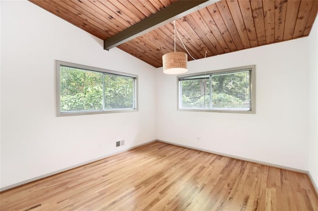3861 Foxford Dr, Atlanta, GA 30340 - empty room featuring wood finished floors, wooden ceiling, and baseboards