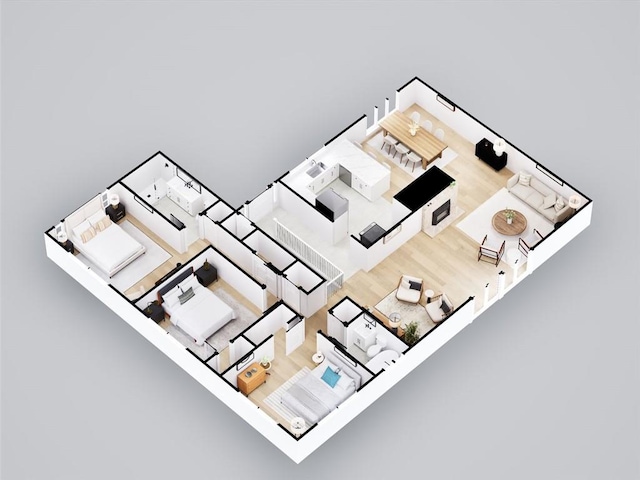 3861 Foxford Dr, Atlanta, GA 30340 - home floor plan