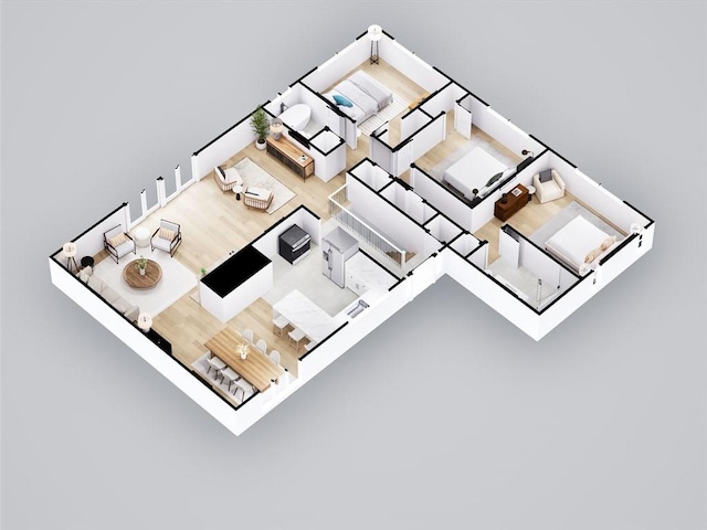 3861 Foxford Dr, Atlanta, GA 30340 - home floor plan