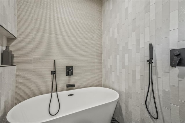 2809 Glenwood Ave SE, Atlanta, GA 30317 - full bath with tile walls and a freestanding bath